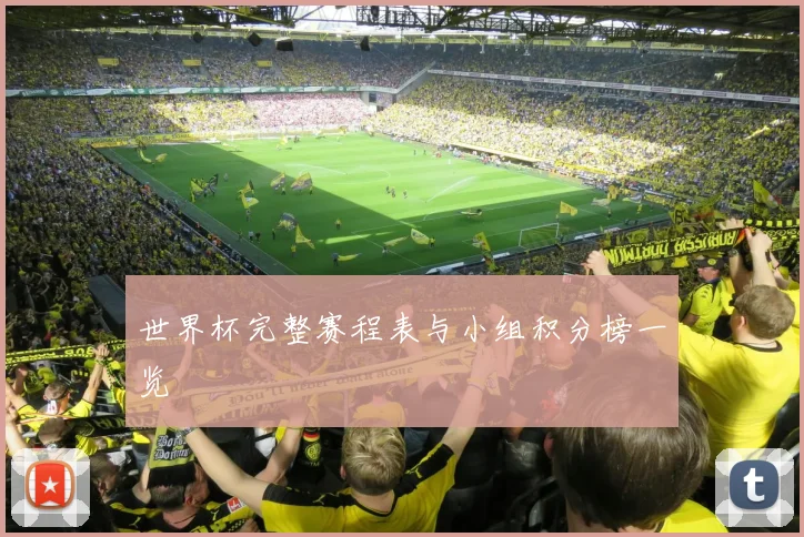 世界杯完整赛程表与小组积分榜一览